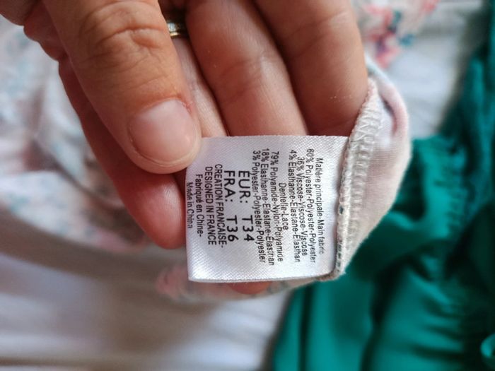 Lot de 2 nuisettes Rouge gorge taille S/36 - photo numéro 4