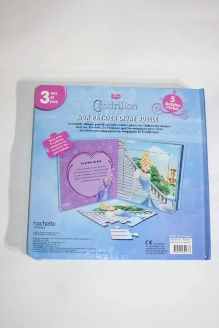 Mon Premier Livre Puzzle Cendrillon 5 Puzzles - photo numéro 8