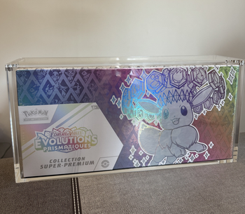 Protection acrylique pour coffret collection super premium prismatiques