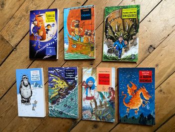 Lot de 7 livres lire c’est partir dès 9 ans