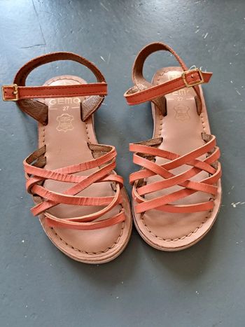 Sandales filles Gémo taille 27