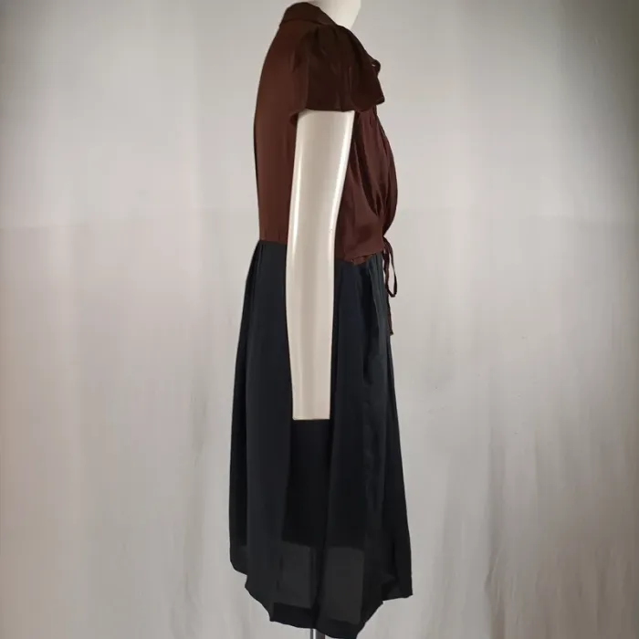 Robe fluide aspect satiné - Cotélac - Taille 1 A1152 - photo numéro 5