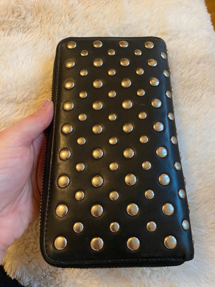 Porte feuille Sonia rykiel en cuir - photo numéro 2