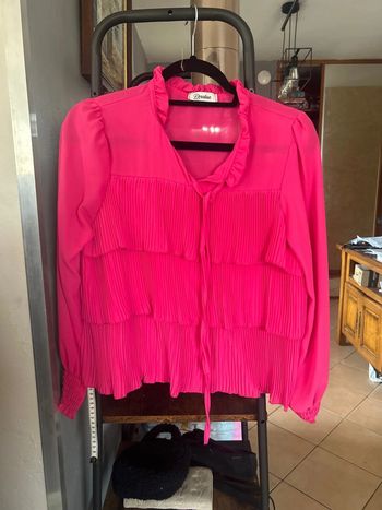 Blouse rose fuschia