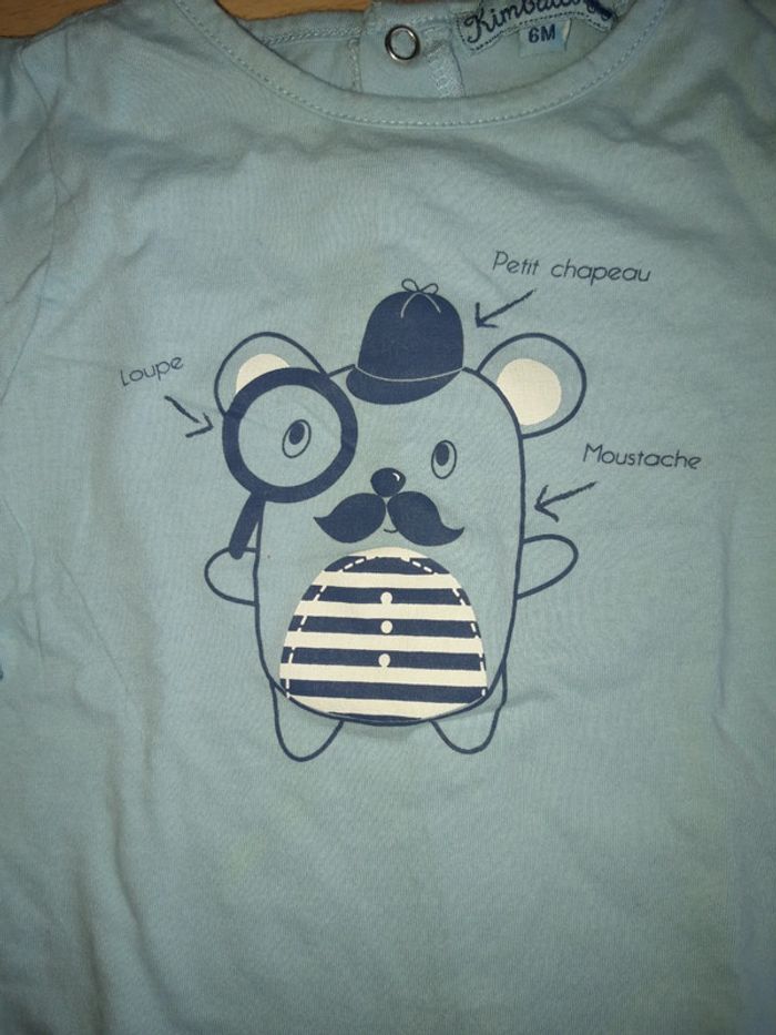 Tee-shirt Kimbaloo 6 mois - photo numéro 2