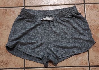 Short coton gris Kiabi XXS