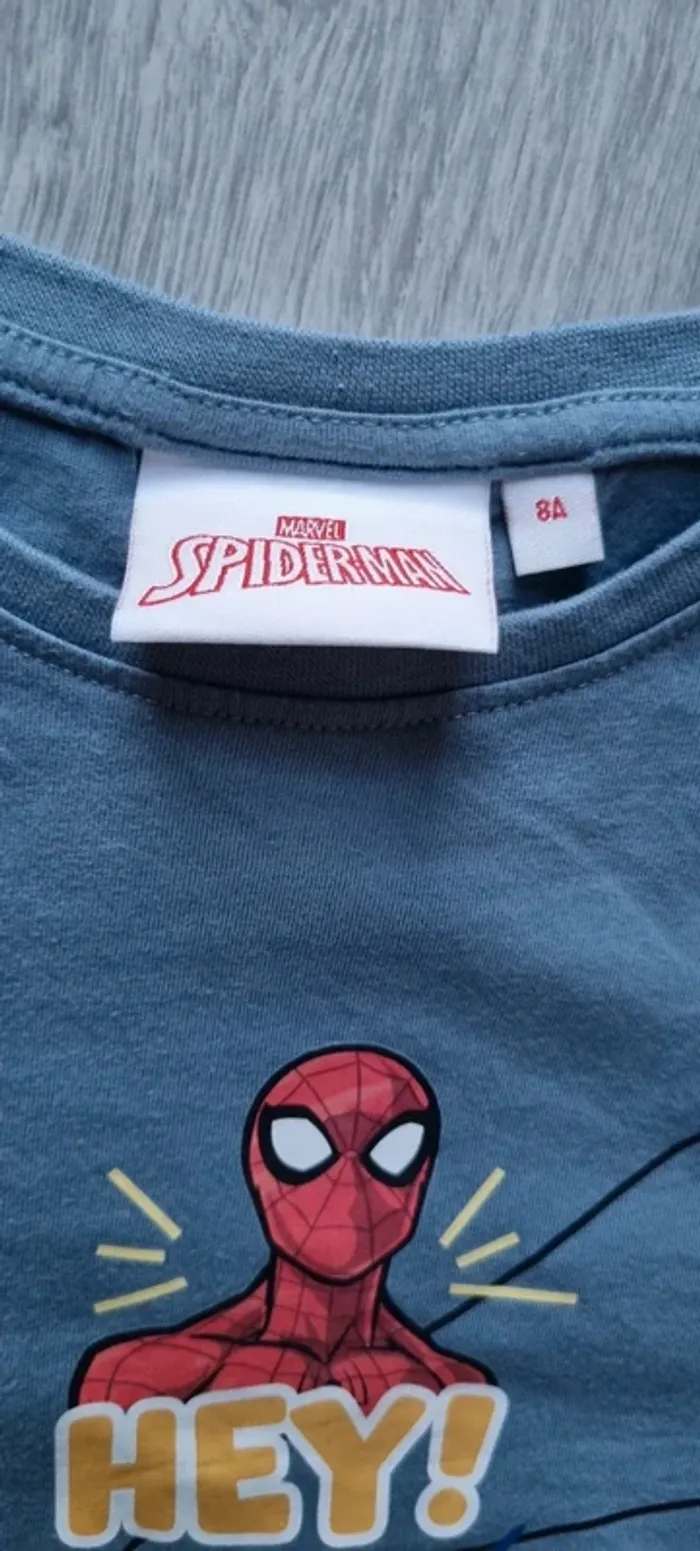 Tee-shirt ML neuf 8ans Spiderman - photo numéro 4