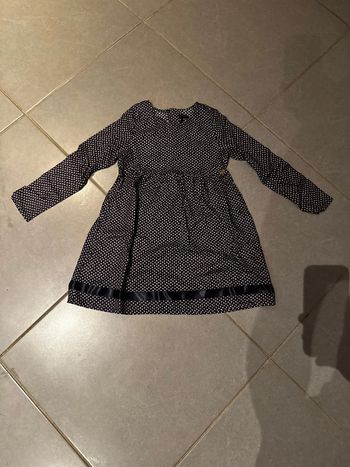 Robe / Tunique manches longues - Ikks - Etoiles / Believes in mermaids - Bleu marine - 6 ans