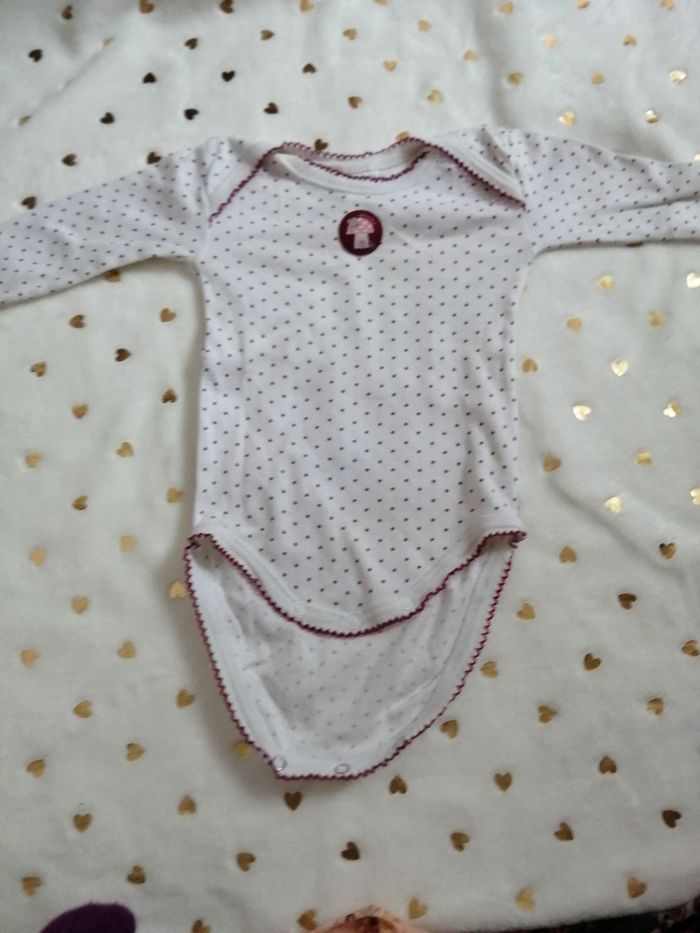 Lot de bodies bébé fille 3mois petit bateau. Absorba - photo numéro 4