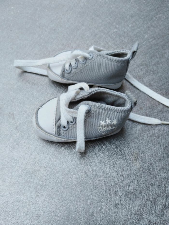 Lot 0-3 mois mixte basket et chaussons bébé Kitchoun - photo numéro 4