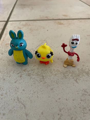 3 figurines Toy Story (Bunny, Duck et Forky)