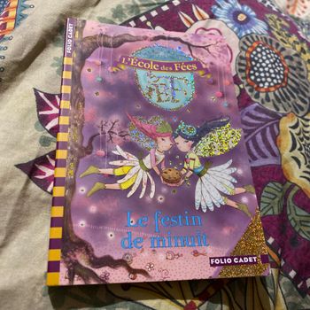 Livre, le festin de minuit, l’école des fées Folio cadet