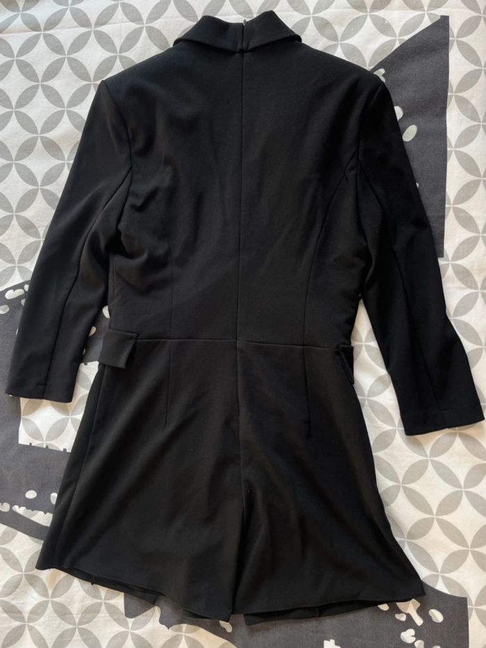 Rinascimento combishort combi short combinaison noire effet robe veste tuta abito pantalone XS (34) - photo numéro 5