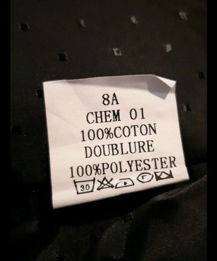 Ensemble chic garçon 8 ans- Chemise+ Gilet costume noir C&H - photo numéro 7