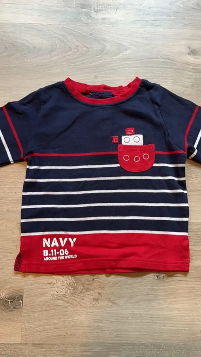 Ensemble t-shirt manches longues et pantalon - photo numéro 2