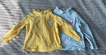 Lot 2 t-shirt manche longue