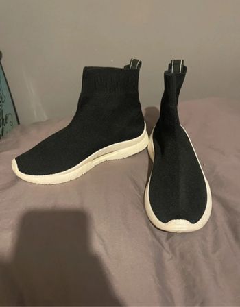 Basket chaussettes blanc/noir sans lacets H&M