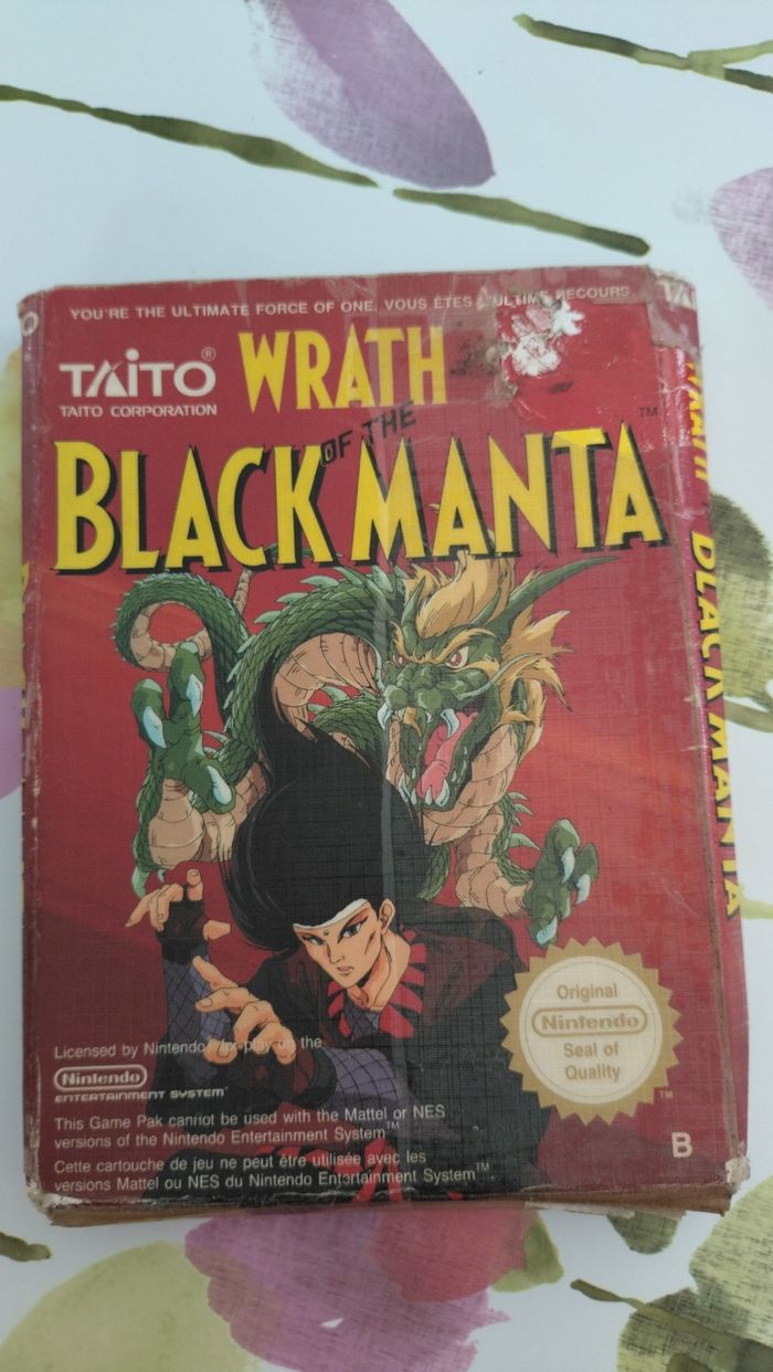Jeu Nintendo NES : Wrath of the Black Manta - photo numéro 2