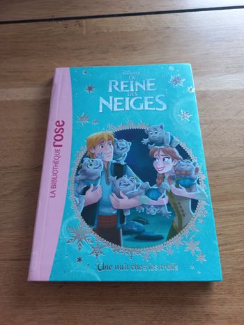 Livre bibliotheque rose 6/8 ans reine des neiges  tome 3