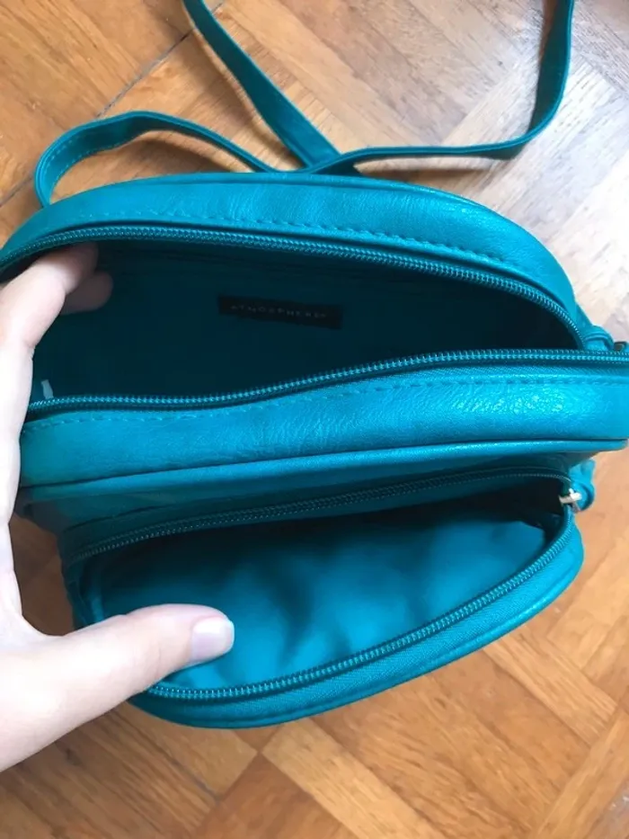 Petit sac bandoulière bleu vert Primark - photo numéro 3