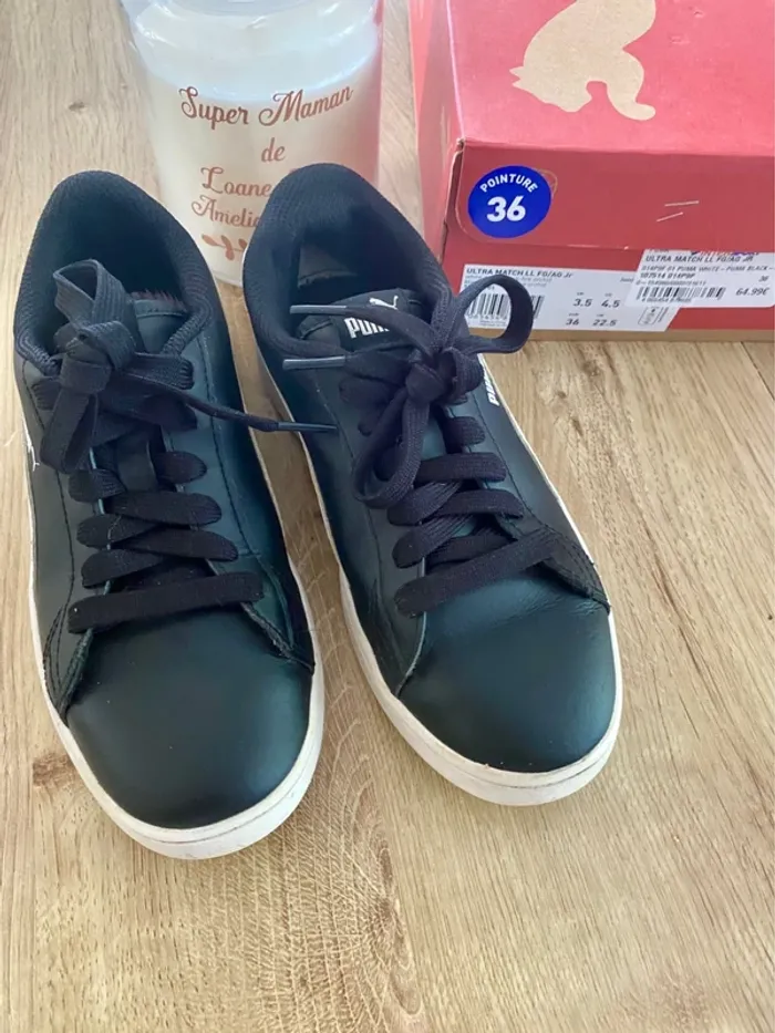Basket puma pointure 36 mis une heure achetées 65€ - photo numéro 2