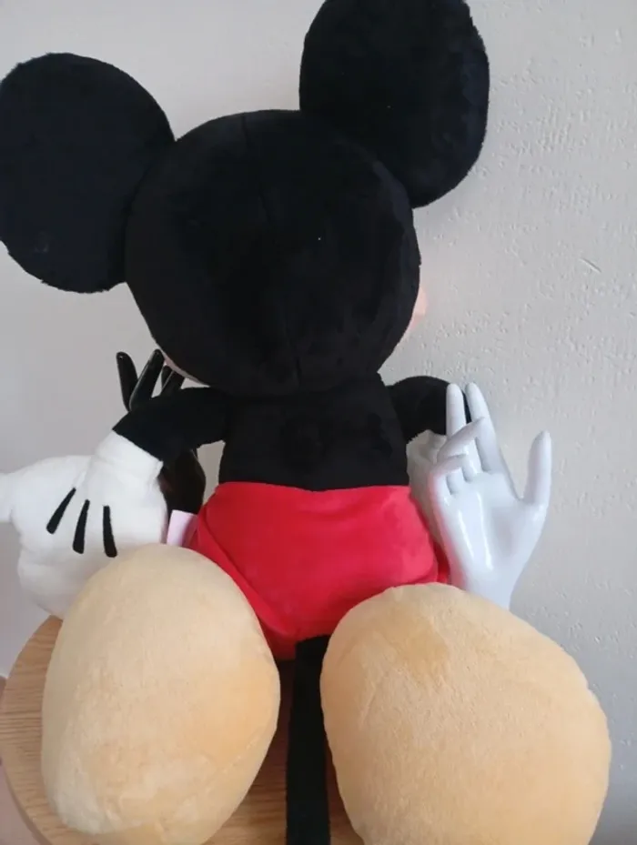 Grande peluche mickey 60cm tbe - photo numéro 4