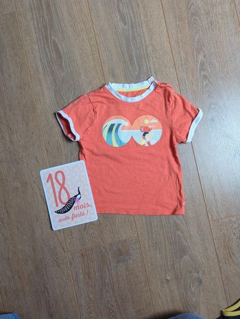 T-shirt manches courtes 18 mois