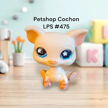 Little Petshop Cochon LPS #475 Hasbro