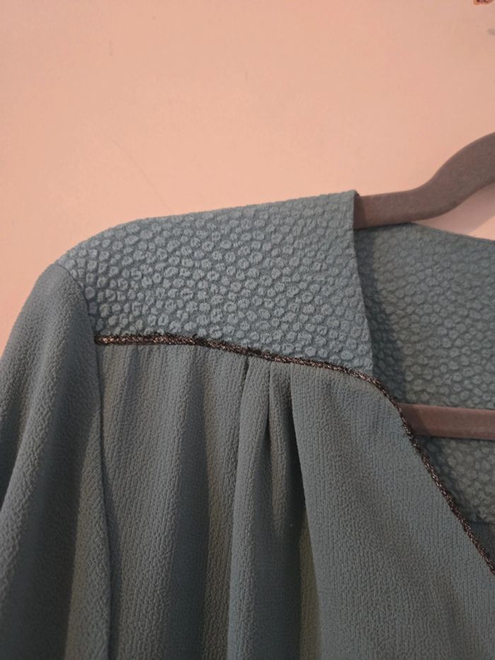 Blouse vert d'eau - photo numéro 4