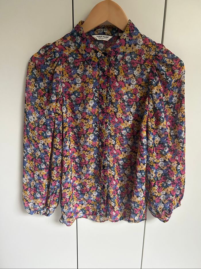 Chemisier à fleurs Nafnaf