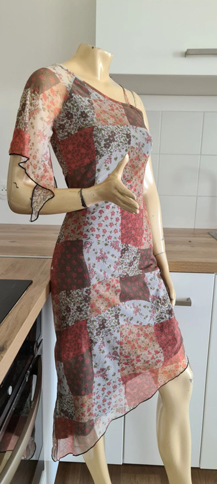 tres jolie robe d ete avec doublure taille 36 / 38 - photo numéro 4