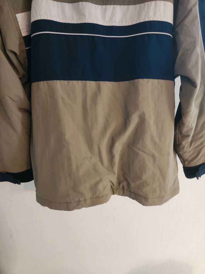 Doudoune Quiksilver bleu marine beige et blanc 14 ans - photo numéro 14