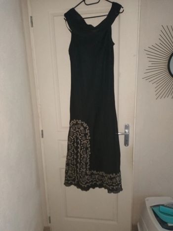 Robe longue d ete noir