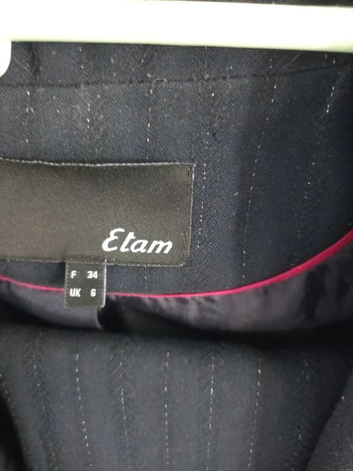 Etam Ensemble tailleur pantalon femme  taille 34 - photo numéro 4