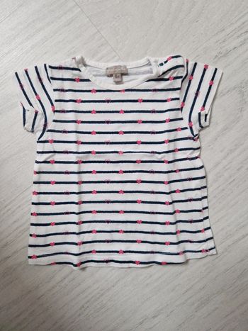 T-shirt fille 6 mois