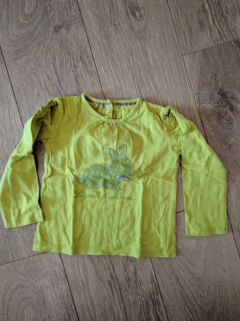 T-shirt manches longues vert Gémo - 3 ans