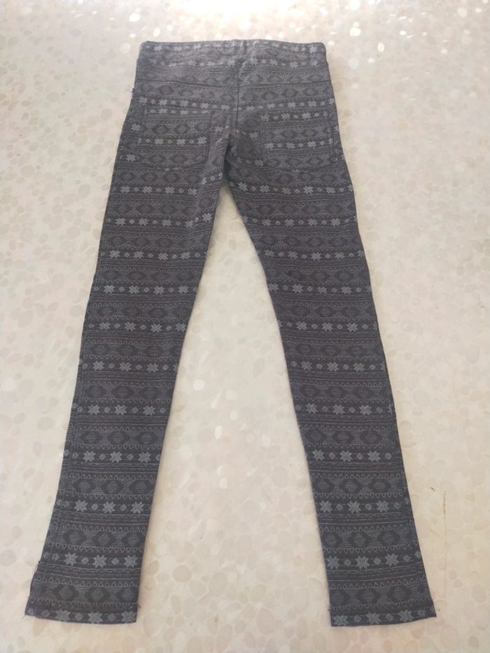 Legging fille neuf 8 ans alphabet gris - photo numéro 6