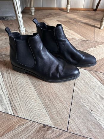 🖤 Bottines Chelsea ÉRAM en Cuir Noir – Pointure 39