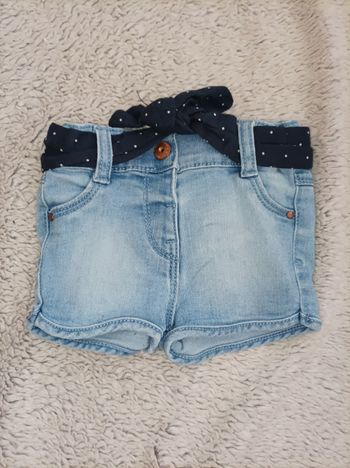Short en jeans