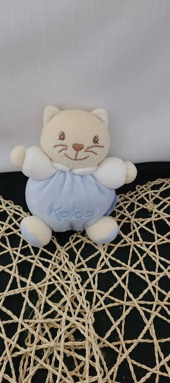 Mini Doudou chat bleu kaloo