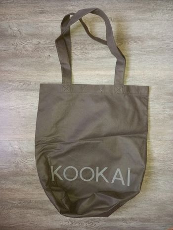 sac style tissu kookaï couleur taupe