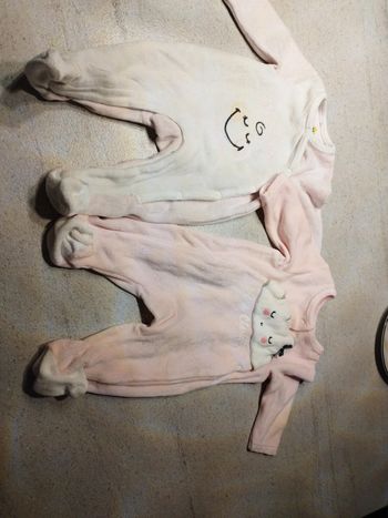 Lot de 2 pyjamas 1 pièce