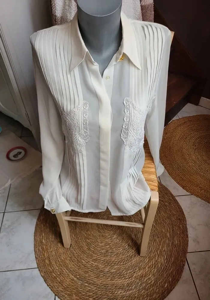 Magnifique chemisier vintage 40
