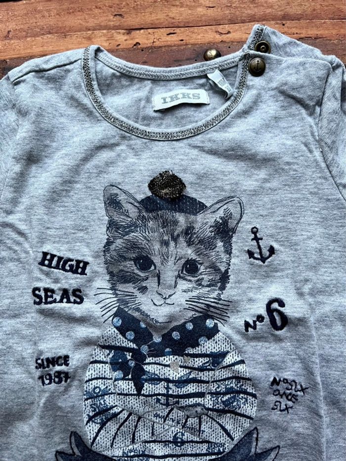 T-shirt IKKS 18 mois - photo numéro 2