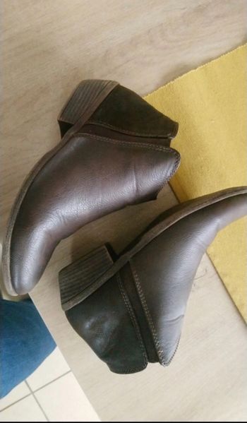 Bottines marron