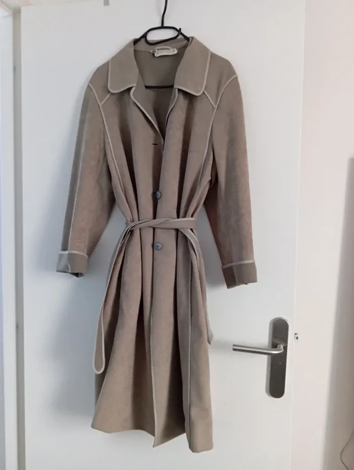 Veste longue pardessus vintage Weinberg Paris
