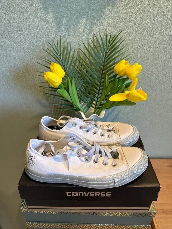 Jolies baskets basses femme 38