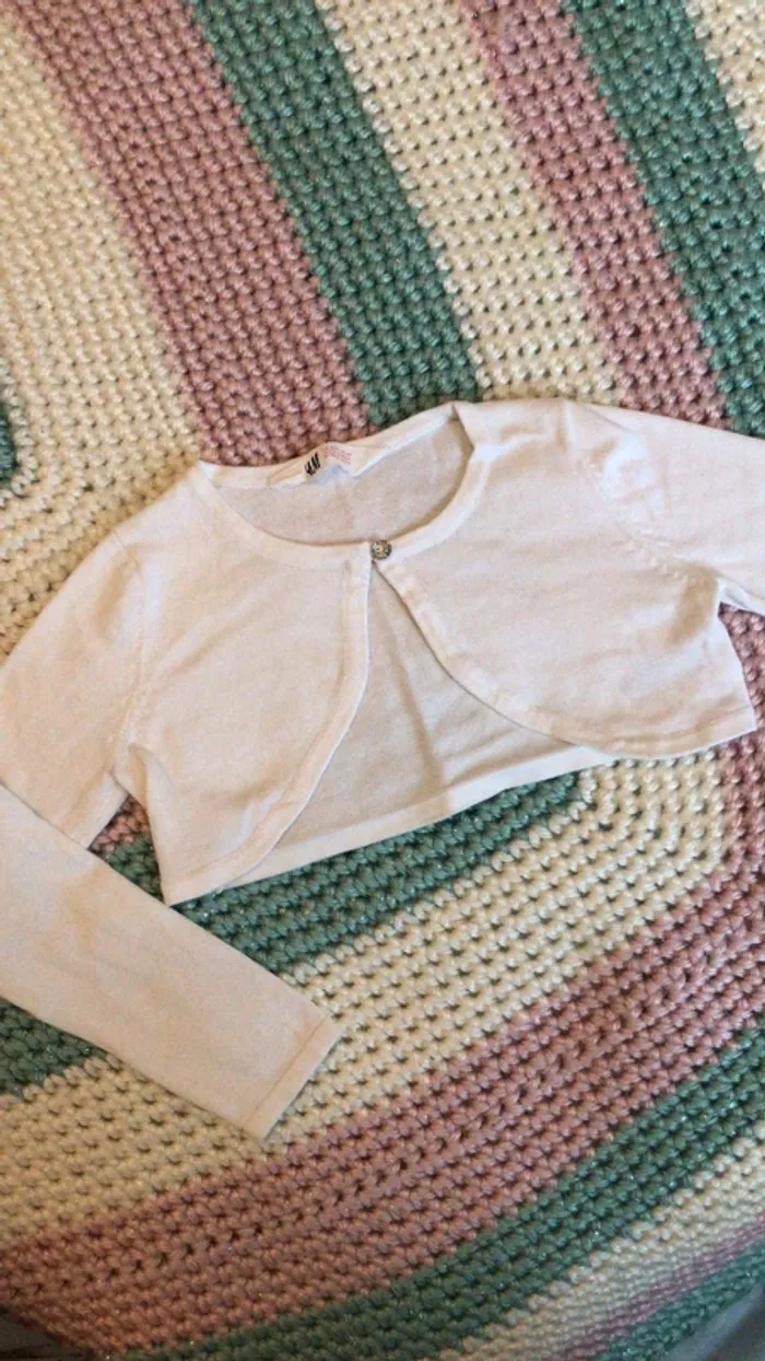 Boléro blanc