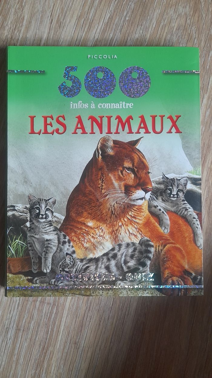 Livre Les animaux collection 500 infos à connaître - photo numéro 1