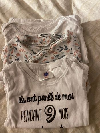 3 body en TBE taille 6 mois